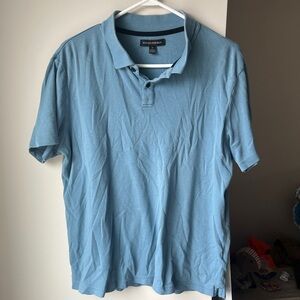 Banana Republic Men's Blue Polo Shirt Medium
